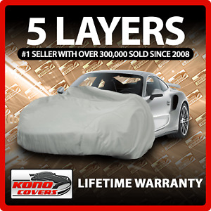 5 Layer Car Cover - Soft Breathable Dust Proof Sun Uv Water Indoor Outdoor 5245