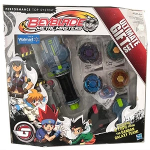 Beyblade Metal Masters Ultimate Gift Set, 4-Bey Pack Earth Eagle, Galaxy Pegasus - Picture 1 of 2