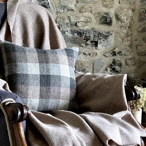 Harris Tweed Tarbert Fischgrät 45 cm/18" quadratischer Kissenbezug Einlage Option - Bild 1 von 5