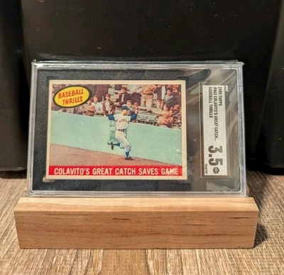 1959 Topps #462 Colavito's Great Catch Saves Game SGC 3.5 VG+ Baseball Thrills - Image 1 of 3