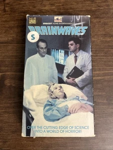 BrainWaves VHS 1986 Horror Embassy Obscure Sci-Fi Reanimator Bubbles Cuckoo Rare - Imagen 1 de 6