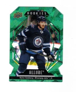 2022-23 Upper Deck Allure Green Rainbow Die Cut #139 Dylan Samberg 26/99 - Picture 1 of 2