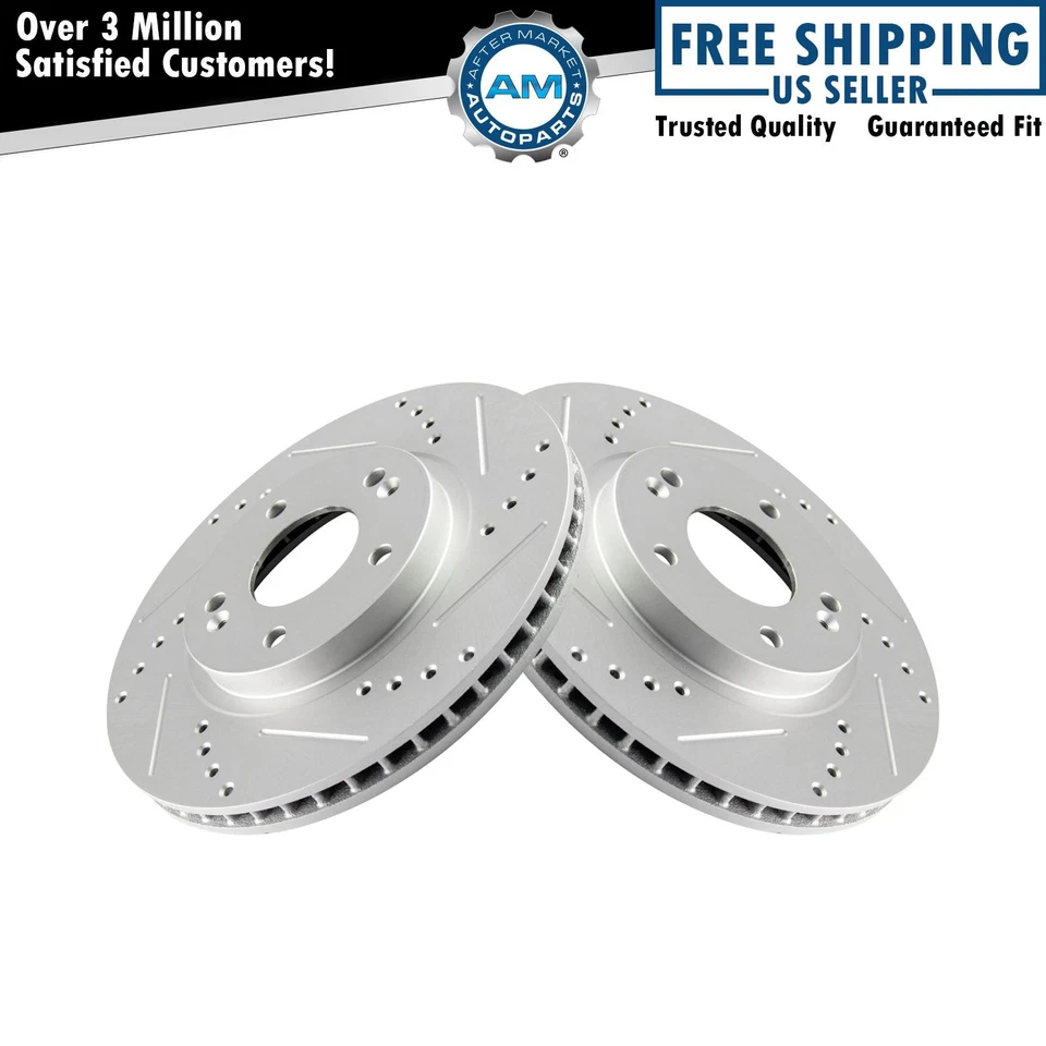 Front Brake Rotors Set For 2001-2006 Hyundai Santa Fe - Image 1 of 1