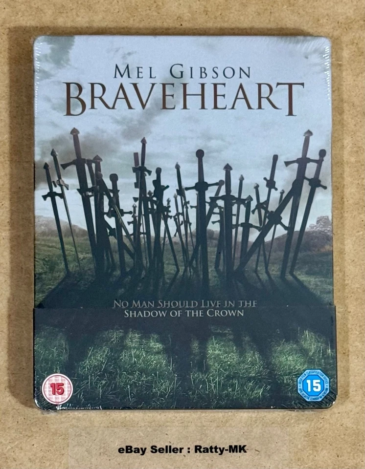 BRAVEHEART - UK EXCLUSIVE BLU RAY STEELBOOK - NEW & SEALED - Image 1 of 4