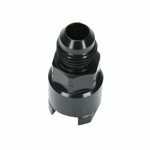 AN6 Fuel Adapter Fitting to 3/8 FOR GM Quick Connect LS With Clip Female Black - Picture 1 of 6