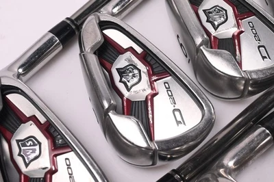 Wilson D200 Irons / 4-PW+SW / Regular Flex UST Elements Chrome 59 Shafts - Image 1 of 4