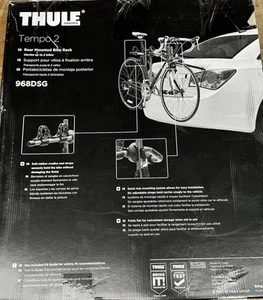 Thule Tempo 2 Trunk Mount 2-Bike Rack 968DSG NEW OPEN BOX FREE SHIPPING - Picture 1 of 7
