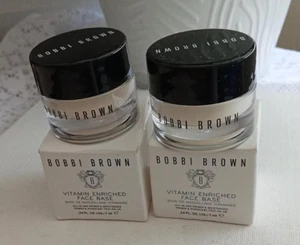 2x Bobbi Brown Vitamin Enriched Face Base Primer & Moisturizer .24 oz Travel Sz - Picture 1 of 1