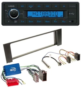 VDO Bluetooth AUX USB MP3 Autoradio für Audi A4 B6 00-04 Aktivsystem Mini-ISO - Bild 1 von 6
