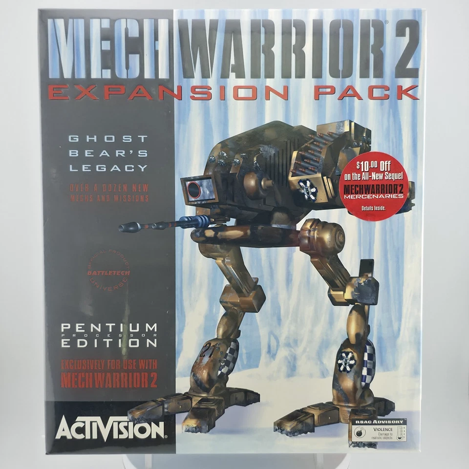 MechWarrior 2: Ghost Bear's Legacy, 1996, Big Box, New & Sealed - Image 1 of 4