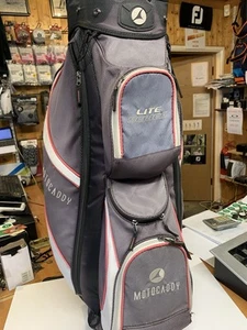 BOLSO CARRO 14 VÍAS MOTOCADDY "LITE SERIES", ROJO/NEGRO, BIEN USADO, ¡TRAJE PRINCIPIANTE! - Imagen 1 de 7