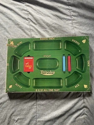 Vintage 1968 Cadaco Tripoley Board Game Special Edition No. 300 Michigan Rummy - Image 1 of 4