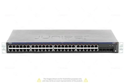 Juniper EX2200-48P-4G 48x RJ-45 1Gb 4x SFP 1Gb Power over Ethernet Switch - Image 1 of 4