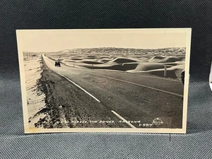 RPPC U. S. 80, ACROSS THE DUNES, ARIZONA FRASHER X 4917 - Picture 1 of 2