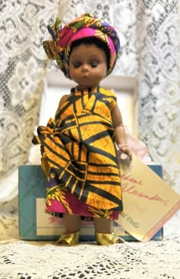 101 Madame Alexander 8" Doll - International AFRICA in Box with Tag 1991 - Image 1 of 4