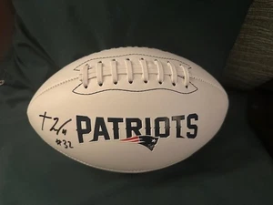 Patriots Treveyon Henderson Autografiado Fanáticos del Fútbol Autenticado - Imagen 1 de 1