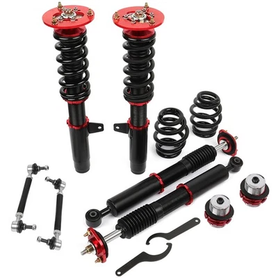 Coilovers Adj Height Struts Suspension Springs Fits BMW E46 320i 325i 2001-2005 - Imagem 1 de 4