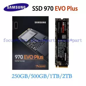 Samsung 970 EVO Plus 1TB 2TB 500GB 250GB NVMe M.2 SSD for Laptop/ Desktop lot - Picture 1 of 16