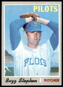 1970 TOPPS BUZZ STEPHEN 533 NRMT RC BASEBALL SEATTLE PILOTS