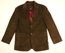 Caffeine New York Culture Blazer Jacket L Large Brown two button style 