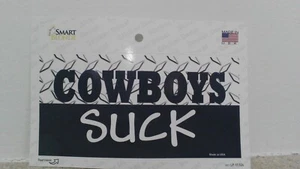 Calcomanía adhesiva Cowboys Suck - 6" - Imagen 1 de 1