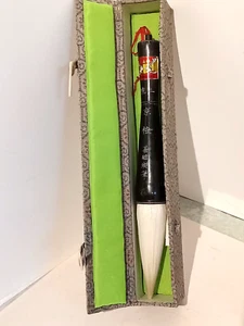 Cepillo de escritura de caligrafía grande/cuerno de buey negro/pelo de oveja - Imagen 1 de 5