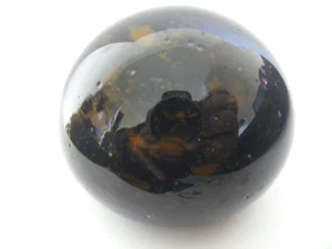 SMALL OLD / ANTIQUE GLASS PAPERWEIGHT 1800's EUROPEAN ? - Picture 1 of 14
