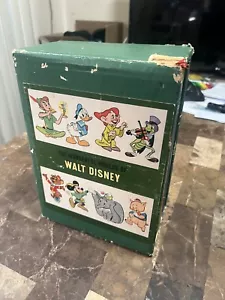 The Wonderful Worlds of Walt Disney Golden Press 4 Book Box Set 1965 Vintage - Picture 1 of 11
