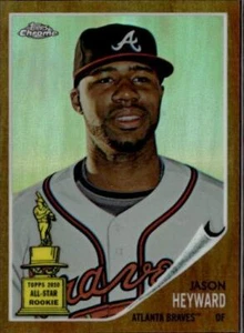 2011 Topps Heritage #C128 Jason Heyward Chrome Refractors #/562 - Picture 1 of 2