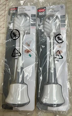 x2 New OXO Tot Bottle Brush with Stand Gray 62122700 - Image 1 of 4