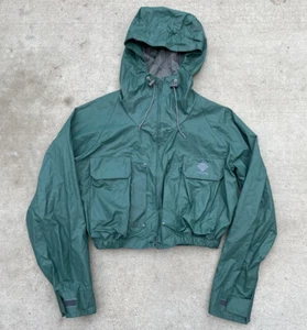 Vtg Columbia Wading Fly Fishing Shell Jacket Hooded Coat Men’s Size Large - Picture 1 of 8