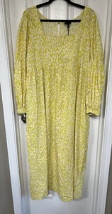 NWT Who What Wear 100% Cotton Floral Maxi Dress Size XL - Picture 1 of 8