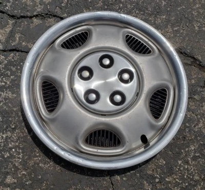 (1) Cubierta de rueda tapacubos OEM 1991-93 Dodge Grand Caravan Daytona 15" p/n 4472032 Foto 1 de 4