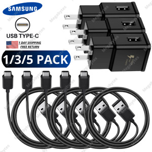 Adapter Fast Charger Type C With USB Phone Charging Cable For Samsung Galaxy LG