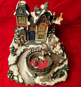 Paleo Tree Christmas Village And Snowman Christmas House - Picture 1 of 5