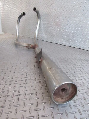 1981 81 KAWASAKI KZ440B KZ440 KZ 440 LTD EXHAUST MUFFLER PIPE - Image 1 of 4