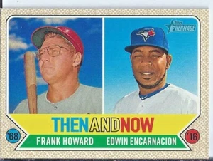 Howard / Encarnacion 2017 Topps Heritage Then & Now - Picture 1 of 1