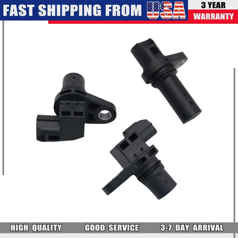 2x Camshaft & 1x Crankshaft Position Sensor FOR Mitsubishi Outlander 2011-20 US - Image 1 of 4