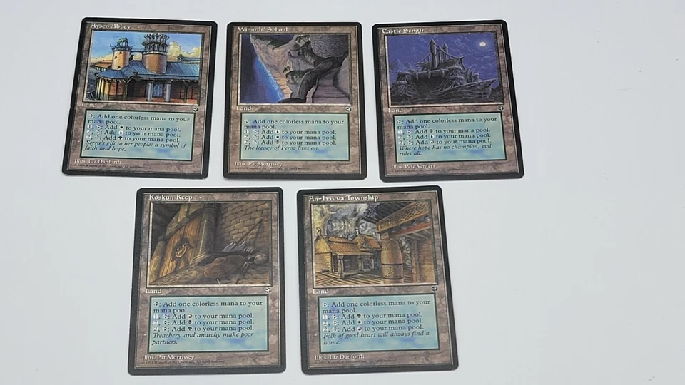 5 Tri Land - Homelands - 1x of each - MP-NM - Sets - Magic MTG FTG - Image 1 of 1