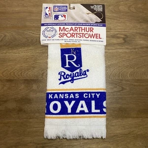 Vintage McArthur SportsTowel Kansas City Royals MLB Baseball 1992 USA Rare NOS - Picture 1 of 8