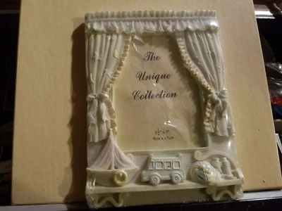 The Unique Collection New 3 1/2 x 5 boat car hat in window Picture Frame - Image 1 of 2