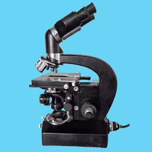 microscope laboratoire Carl Zeiss Jena 1x, objectifs, coffret transport vintage - Picture 1 of 24