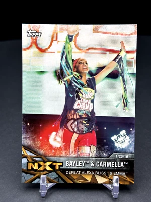 2017 Topps WWE NXT  Bayley & Carmella  #NXT-11 - Image 1 of 2