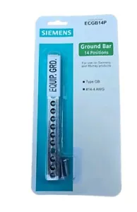 Siemens  14 Position Ground Bar Kit #14-4 AWG For Siemens Load Centers ECGB14P - Picture 1 of 2