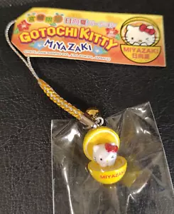 Ciondolo Hello Kitty Sanrio Gotochi Miyazaki Versione Cinturino Vintage Giapponese 2 - Foto 1 di 8