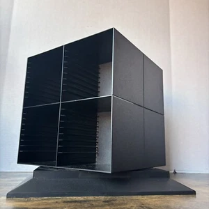 Rare Vintage Amaray 80 CD Storage Holder Rotating Spinning Tower Carousel Media - Picture 1 of 23
