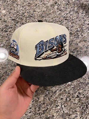 FanTreasures Buffalo Bisons Corduroy Brim New Era 5950 - 7 1/2 - Image 1 of 4