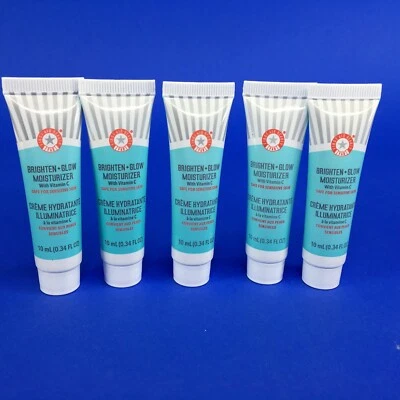 FAB First Aid Beauty Brighten + hidratante brilhante com vitamina C 0,34 oz (lote de 5) - Imagem 1 de 4