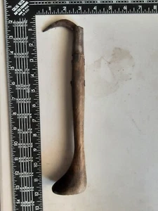VINTAGE GIAPPONESE STRANO PICCOLO PESCA GAFF PICAROON PICK PICK RARO - Foto 1 di 5