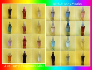 Bath & Body Works Travel Size Fragrance Mist 3 oz/ 88 ml You Pick Scent NEW - Picture 1 of 20
